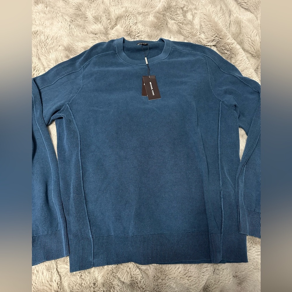 NWT - MICHAEL KORS MENS XL SWEATER 100% COTTON